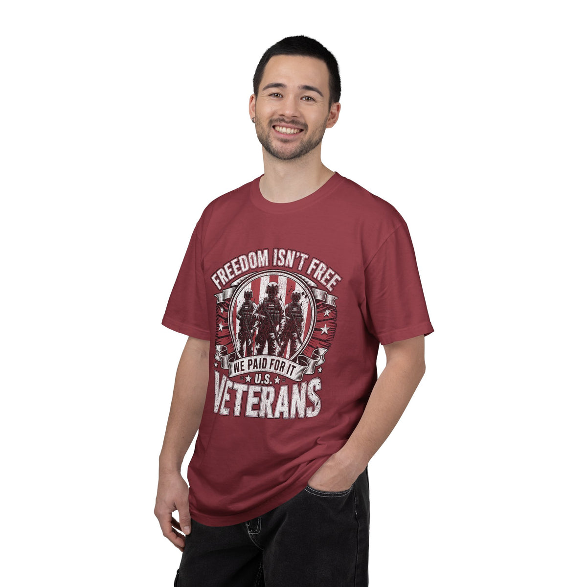Freedom Isn't Free Veteran Shirt, Military Veteran T Shirt, U.S. Veterans Patriotic Tee, American Flag Military Gift, Veteran Pride Shirt