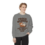 Funny Just Resting My Eyes Club Comfort Colors Sweatshirt, Tired Parent Crewneck, Sleep Lover Gift, Introvert Humor Pullover