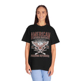 American Veteran Heritage Shirt, Freedom Defenders T-Shirt, Patriotic Eagle Gift, Veterans Day or Military Retirement Tee for Proud Veteran