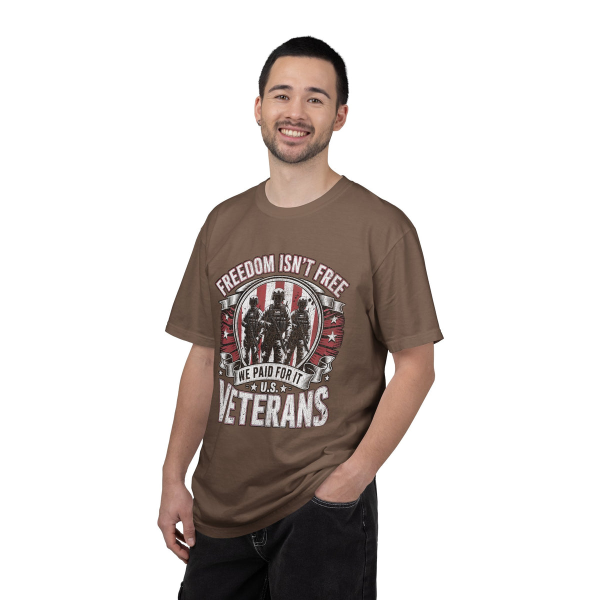 Freedom Isn't Free Veteran Shirt, Military Veteran T Shirt, U.S. Veterans Patriotic Tee, American Flag Military Gift, Veteran Pride Shirt