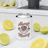 Always Moving Can Cooler, Sneaker Lover Drink Sleeve, Floral Shoe Design, Fitness Gift for Her, Gift for Runners and Active Women