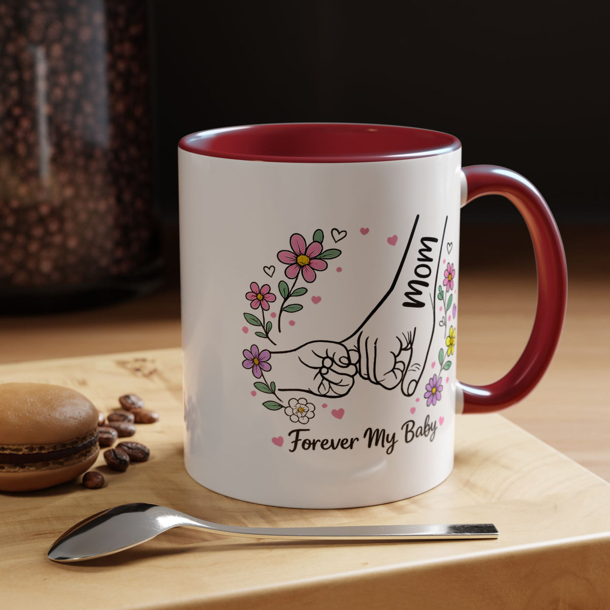 Forever My Baby Mug, Mother Daughter Gift, Son Gift From Mom, Pinky Promise Coffee Mug, Family Love Cup, Sentimental Gift