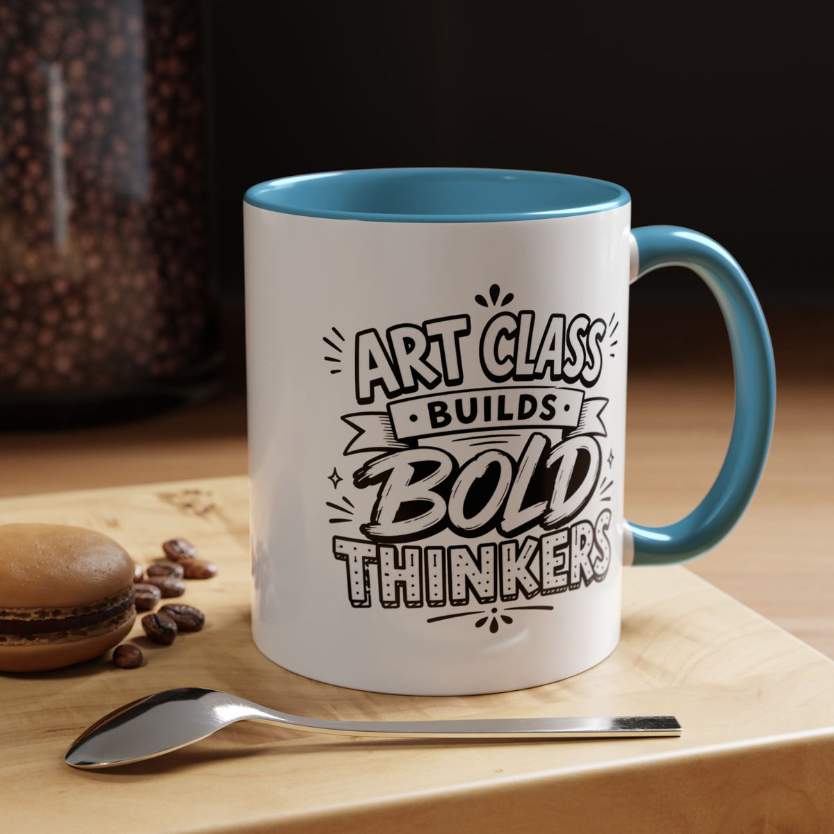 Art Teacher Mug, Art Class Builds Bold Thinkers Coffee Cup, Creative Educator Appreciation Gift, End of School Present from Student