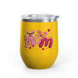 Mom Wine Tumbler, Mother's Day Gift for Mom, Pink Bow Drinkware, Mom Gift from Daughter, Personalized Style, Cute Wine Cup for Her