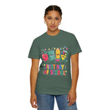 First Day of School T-Shirt, Colorful School Supplies Graphic Tee, Cute Teacher Outfit, Student Back to Class Gift, Classroom Shirt