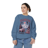 Yellowstone Wildlife Sweatshirt, Bison Wolf Eagle Mountain Crewneck, National Park Lover Gift, Western Nature Graphic Cozy Pullover
