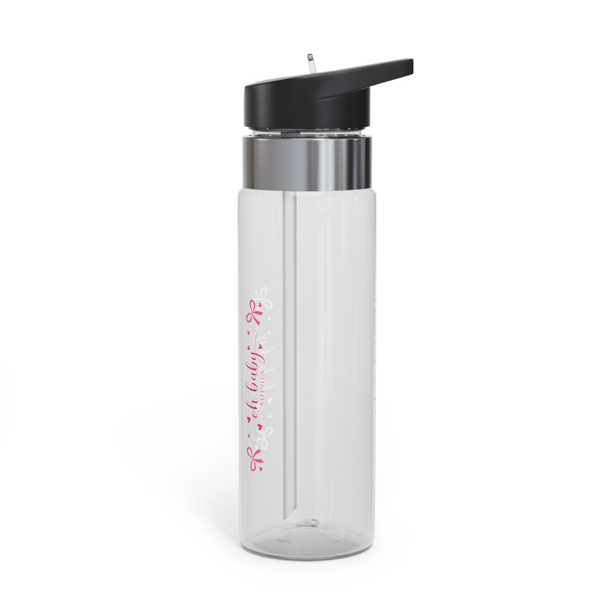 Personalized Baby Girl Water Bottle, Cute Pink Name Bottle, Toddler Drink Bottle, Baby Shower Gift, New Baby Gift, Birthday Gift for Girls