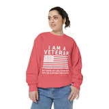 I Am a Veteran Sweatshirt, My Oath Has No Expiration Date Crewneck, Patriotic Military Gift, Veterans Day Pullover for Retired Soldier