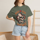 Rad Dad Society Comfort Shirt, Skull Snake Graphic Tee, Edgy Fatherhood Tshirt, Alternative Dad Gift for Fathers Day