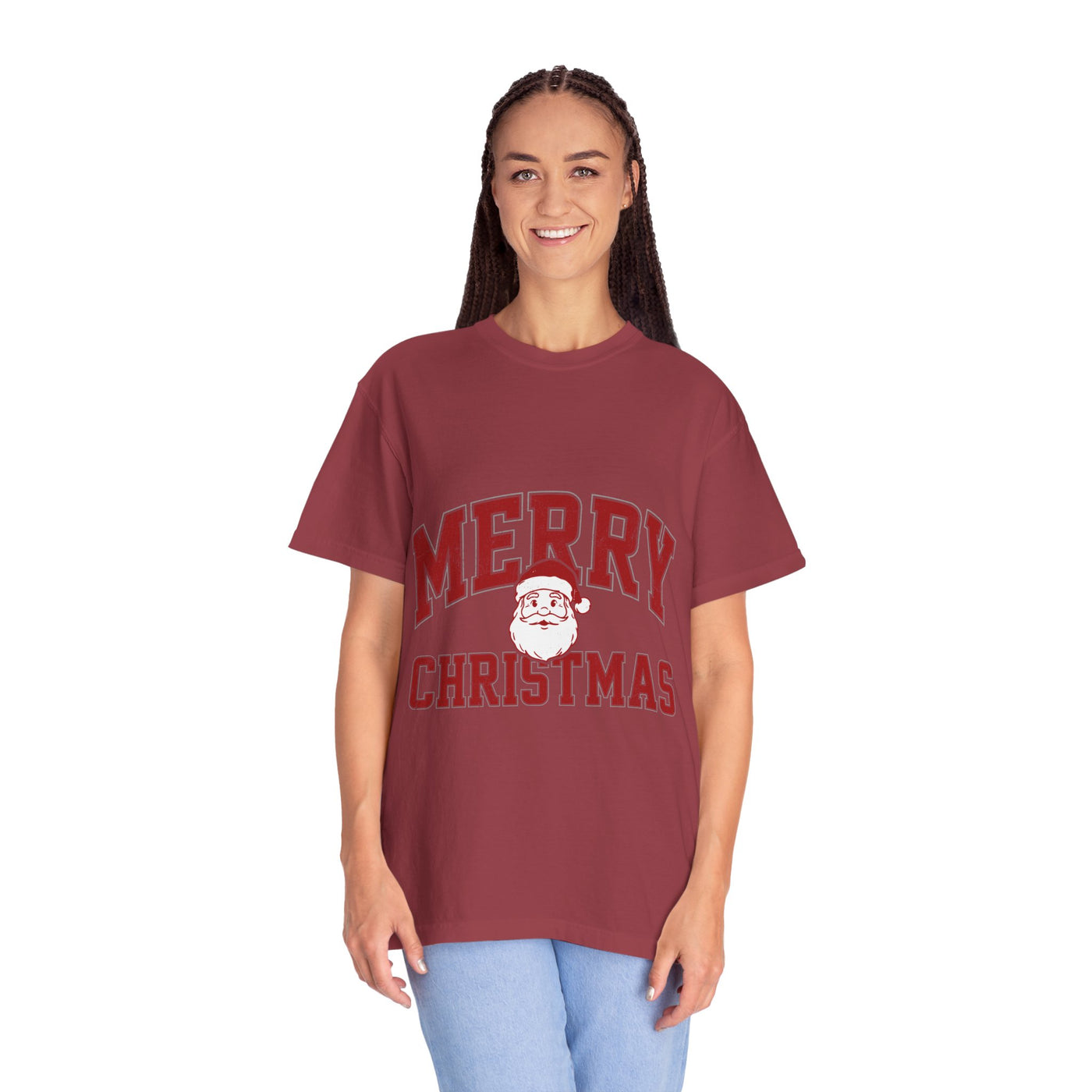 Merry Christmas Santa Shirt, Vintage Holiday T-Shirt, Festive Christmas Party Tee, Retro Santa Claus Gift for Family Photos, Men or Women