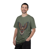Ornamental Eagle Shirt, Retro Tattoo Style Bird Graphic, Gift for Wildlife Art Lovers, Boho Festival Outfits and Everyday Casual Wear