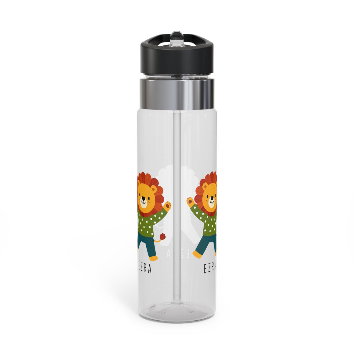 Personalized Lion Kids Water Bottle, Cute Safari Animal Gift, Boy Birthday Bottle, Jungle Theme School Bottle, Toddler Hydration Gift