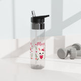 Personalized Bunny Kids Water Bottle, Cute Rabbit Girl Gift, Valentine Animal Bottle, Baby Birthday Gift, Pink School Bottle for Girls