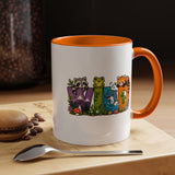 Wild Animal Mug, Colorful Nature Coffee Cup, Cute Wildlife Lover Gift for Kids, Zoo Teacher Classroom Drinkware, Birthday Present for Kids
