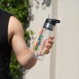 Personalized Dinosaur Water Bottle for Boys | Custom Name 20oz Kids School & Sports Bottle