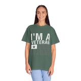 I'm a Veteran Not a Sucker or Loser Shirt, Bold Military T-Shirt, Patriotic Gift for Veteran, Veterans Day Tee, Retired Soldier Apparel