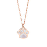 Heart Cat Claw Necklace Sterling Silver Vibrato With The Same Niche Design Cute Girlfriends Pendant Collarbone Chain Girly Style