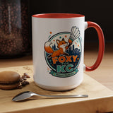 Kansas City Badminton Mug, Foxy for KC Coffee Cup, Funny Shuttlecock Lover Gift, KC Sports Fan Mug, Badminton Player Present