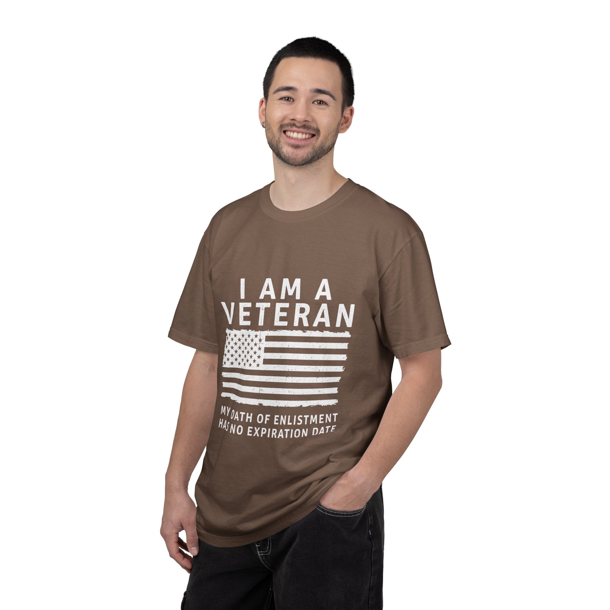 I Am a Veteran Shirt, My Oath Has No Expiration Date T-Shirt, Patriotic Military Gift, Veterans Day Tee for Retired Service Member