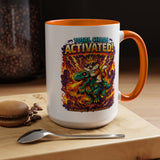 Funny Cat Mug, Chaos Cat Coffee Mug, Cat Lover Gift, Dinosaur Cat Mug, Sarcastic Cat Cup, Gamer Cat Gift, Cat Mom Present