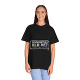 Disgruntled Old Vet Shirt, Leave Me Alone Veteran T-Shirt, Funny Military Gift for Retired Soldier, Sarcastic Veterans Day Tee for Grandpa