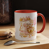 Baker Coffee Mug, Baking Lover Gift, Cute Baking Tools Mug, Pastry Chef Coffee Cup, Gift for Bakers, Kitchen Hobby Mug