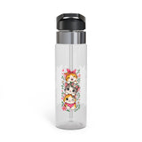 Cute Cat Water Bottle for Kids, Adorable Kitty Drink Bottle, Cat Lover School Water Bottle, Birthday Gift for Girls, Back to School Gift