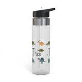 Custom Dinosaur Water Bottle for Kids, Personalized Dino Kids Water Bottle, Dinosaur Gift for Boys, Back to School Bottle, BPA Free