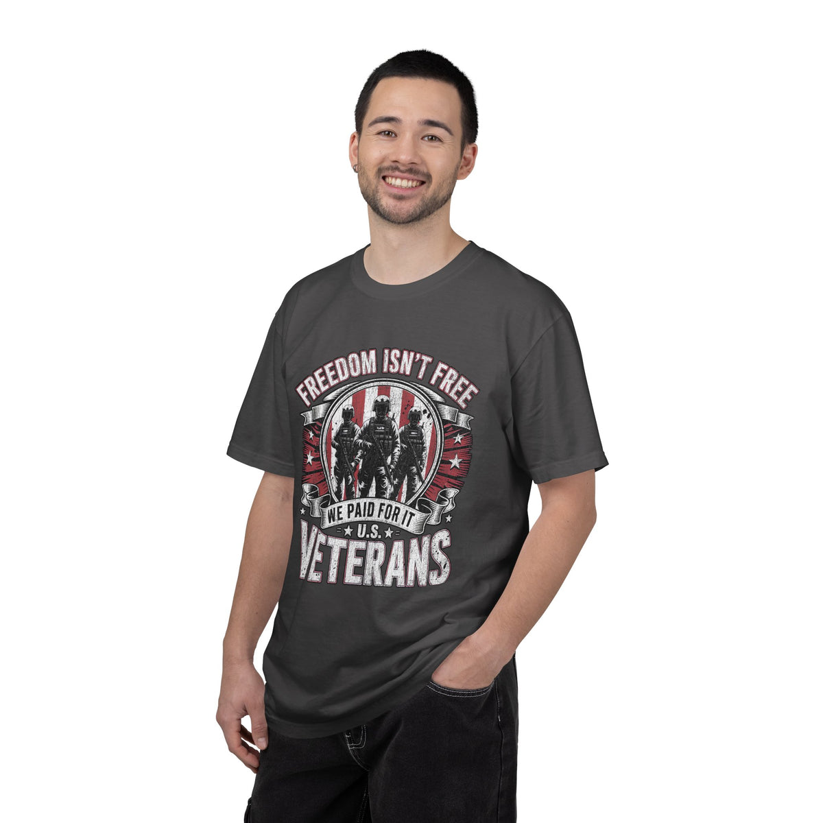 Freedom Isn't Free Veteran Shirt, Military Veteran T Shirt, U.S. Veterans Patriotic Tee, American Flag Military Gift, Veteran Pride Shirt