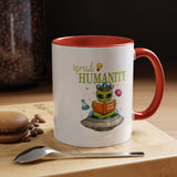 Funny Alien Mug, Being Human Is Weird Coffee Mug, Nerdy Sci-Fi Humor Cup, Alien Lover Gift