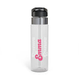 Personalized Transparent Water Bottle, Custom Name Water Bottle, Reusable Drink Bottle for School, Gym, Work, Travel, Gift for Her