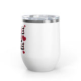 I Love You More Wine Tumbler, Romantic Stainless Steel Cup, Valentine Gift for Her or Him, Anniversary Gift for Couples
