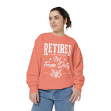 Retired From Service Not From Duty Sweatshirt, Military Retirement Crewneck, Veteran Gift, Patriotic Eagle Veterans Day Pullover for Retiree