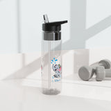 Personalized Elephant Water Bottle for Kids, Cute Animal Drink Bottle, Custom Name School Bottle, Safari Gift, Back to School, Baby Shower
