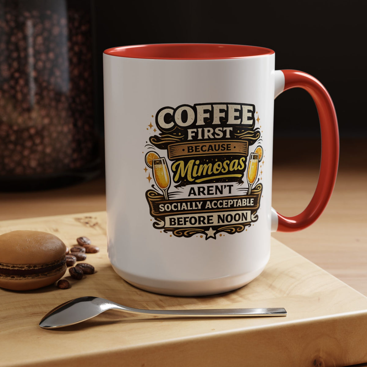 Coffee First Mimosa Later Mug, Funny Brunch Coffee Mug, Mimosa Lover Gift, Weekend Coffee Cup, Funny Drinking Humor Mug