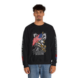 Freedom Is Not Free Sweatshirt, Patriotic Eagle Pullover, American Flag Military Style, Veterans Gift, USA Pride, Americana Clothing