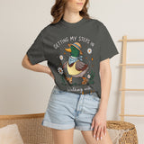 Christian Duck Comfort Colors Shirt, Walking with the Lord Graphic Tee, Cute Faith Based Duck Shirt, Trendy Christian Comfort Tee