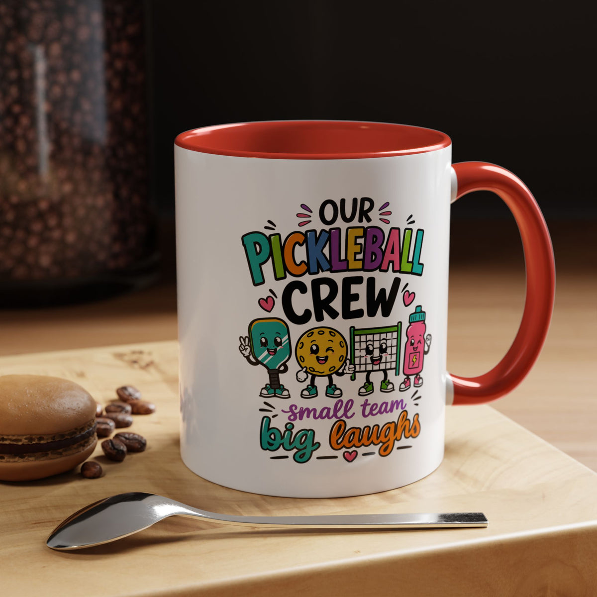Funny Pickleball Team Mug, Our Pickleball Crew Coffee Mug, Pickleball Player Gift, Cute Sports Mug for Teammates and Friends