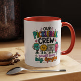 Funny Pickleball Team Mug, Our Pickleball Crew Coffee Mug, Pickleball Player Gift, Cute Sports Mug for Teammates and Friends