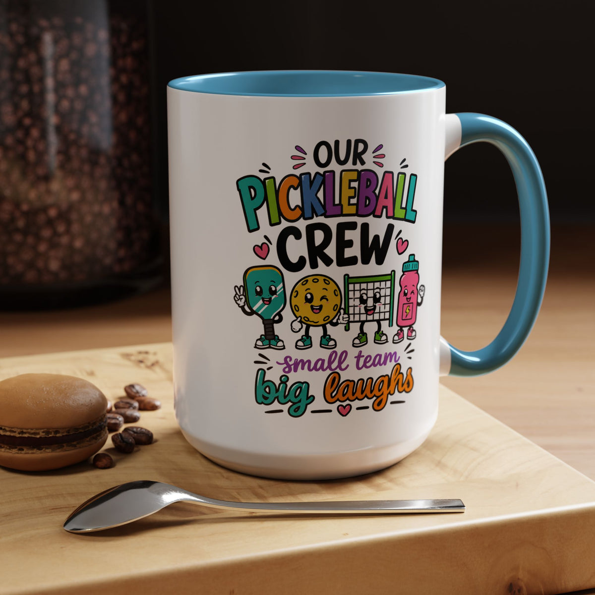 Funny Pickleball Team Mug, Our Pickleball Crew Coffee Mug, Pickleball Player Gift, Cute Sports Mug for Teammates and Friends
