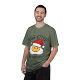Egg-Cited for Christmas Shirt, Funny Fried Egg T-Shirt, Cute Food Pun Holiday Tee, Christmas Breakfast Gift for Brunch Lover or Cook