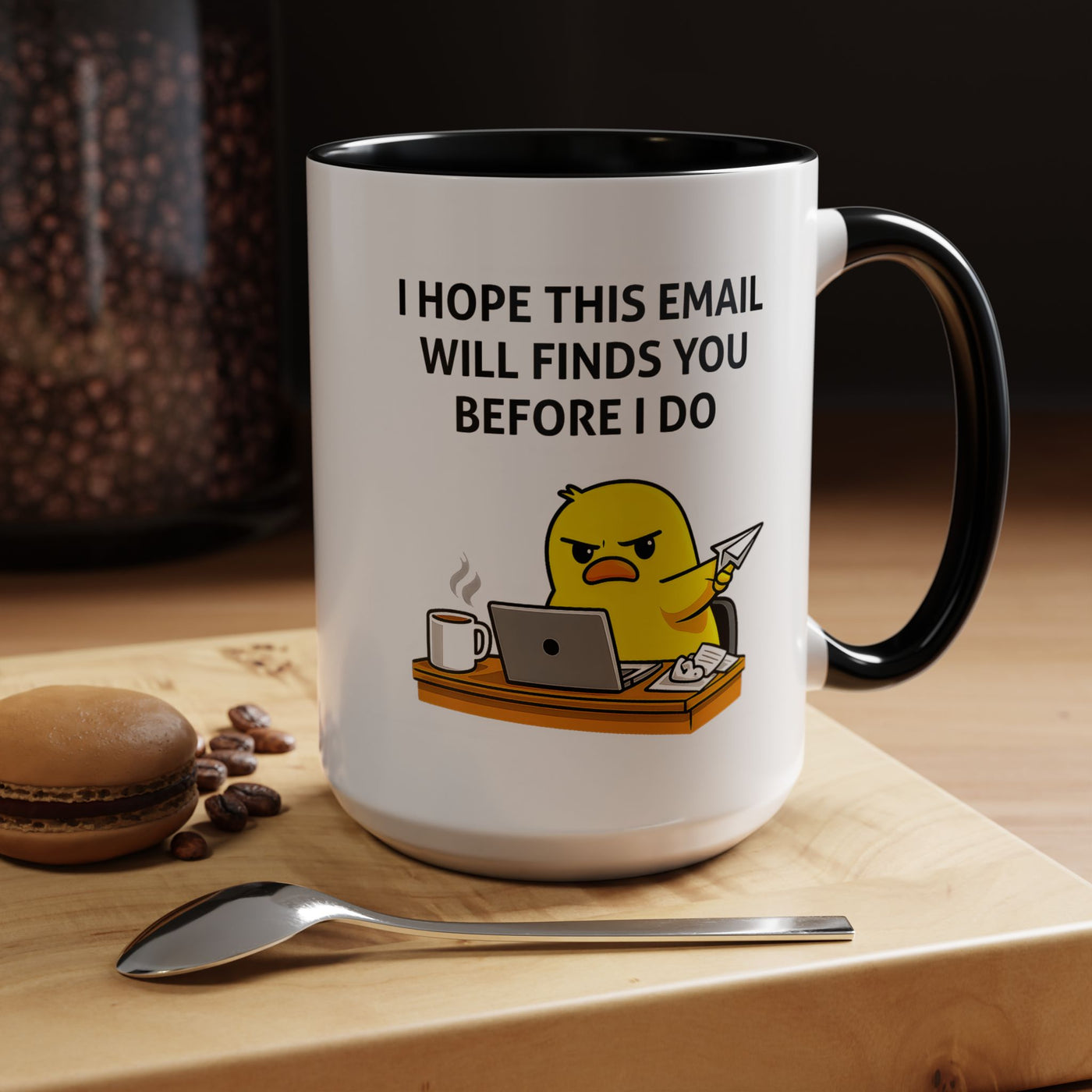 Office Worker Coffee Mug Coworker Gift Desk Job Cup Funny Email Lover Tea Mug For Boss