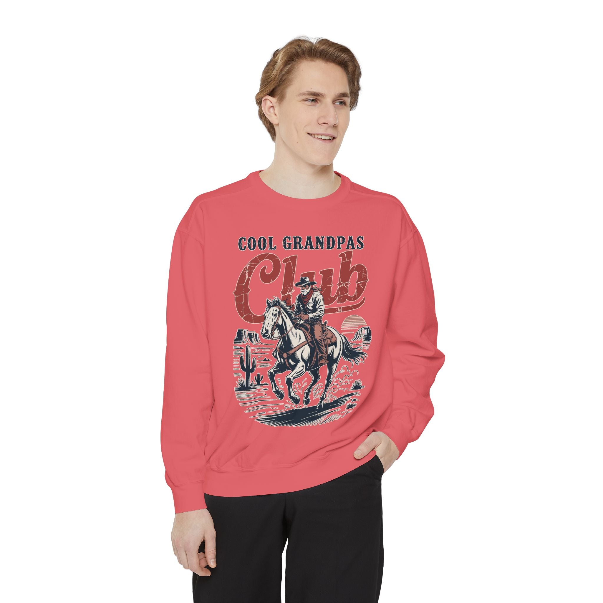 Cool Grandpas Club Sweatshirt, Funny Grandpa Crewneck, Grandpa Gift from Grandkids, Cozy Grandfather Sweatshirt, Papa Apparel