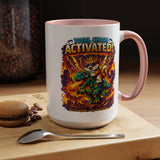 Funny Cat Mug, Chaos Cat Coffee Mug, Cat Lover Gift, Dinosaur Cat Mug, Sarcastic Cat Cup, Gamer Cat Gift, Cat Mom Present