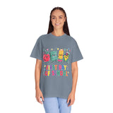 First Day of School T-Shirt, Colorful School Supplies Graphic Tee, Cute Teacher Outfit, Student Back to Class Gift, Classroom Shirt