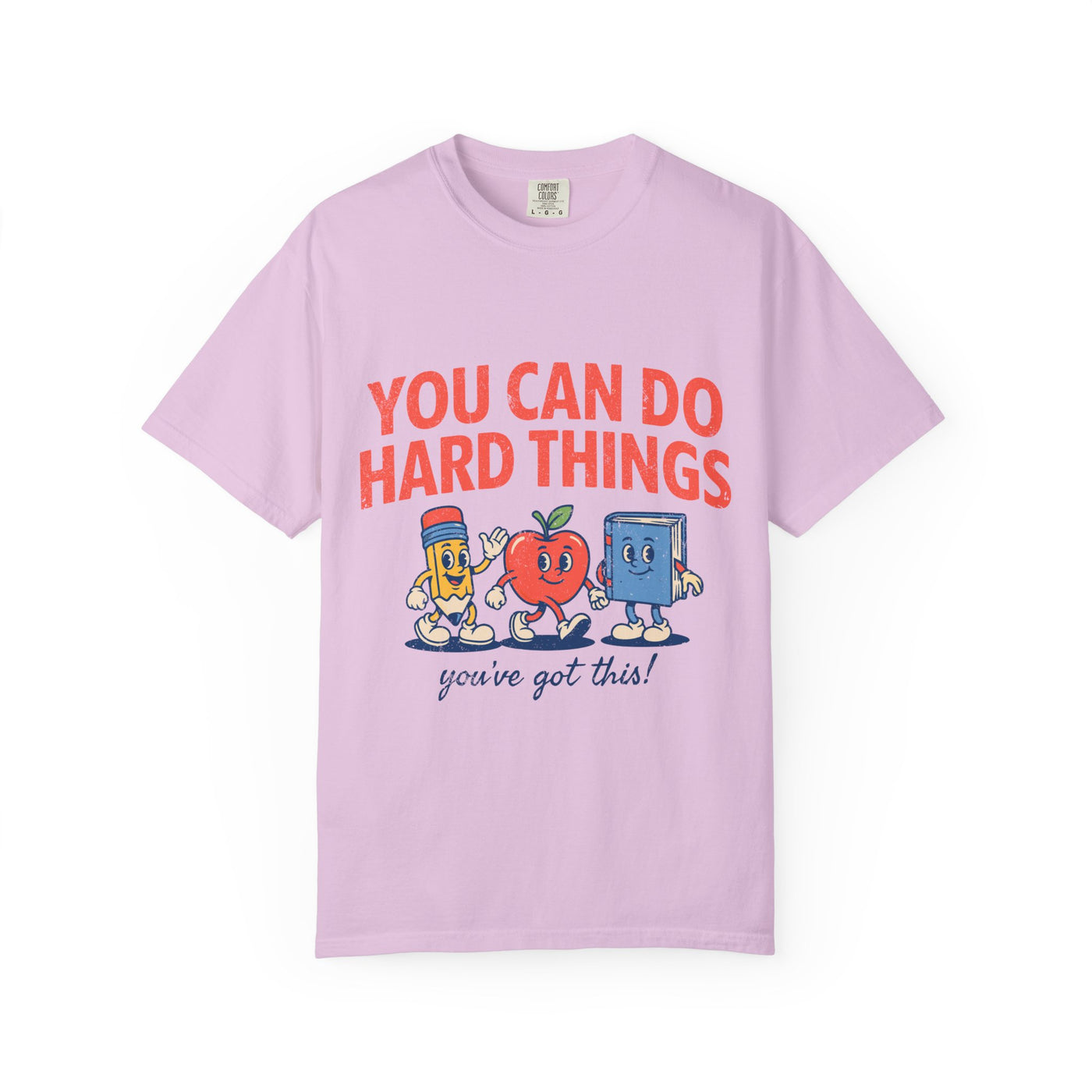 You Can Do Hard Things Teacher Shirt, Motivational Classroom Comfort Colors Tee, School Counselor Gift, Positive Educator Shirt