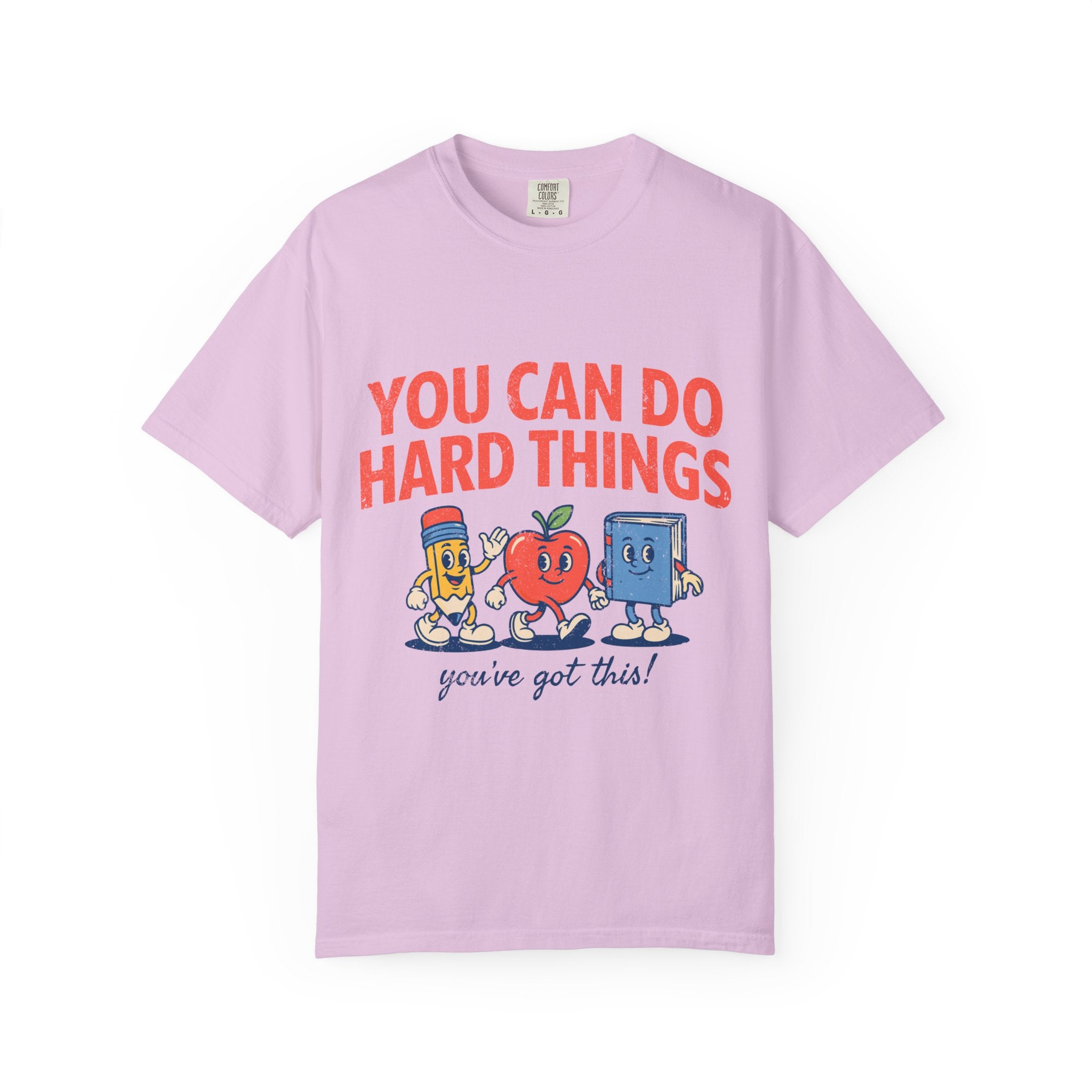 You Can Do Hard Things Teacher Shirt, Motivational Classroom Comfort Colors Tee, School Counselor Gift, Positive Educator Shirt