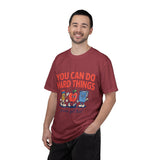 You Can Do Hard Things Teacher Shirt, Motivational Classroom Comfort Colors Tee, School Counselor Gift, Positive Educator Shirt