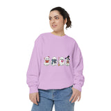 Bookish Ghost Sweatshirt, Cute Halloween Reading Crewneck, Spooky Book Lover Gift for Teacher, Librarian Fall Outfit, Cozy Reader Shirt
