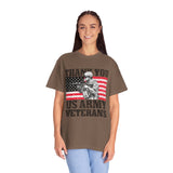 Thank You US Army Veterans Shirt, Patriotic Soldier T-Shirt, Military Appreciation Gift, American Flag Tee for Veterans Day or Retirement